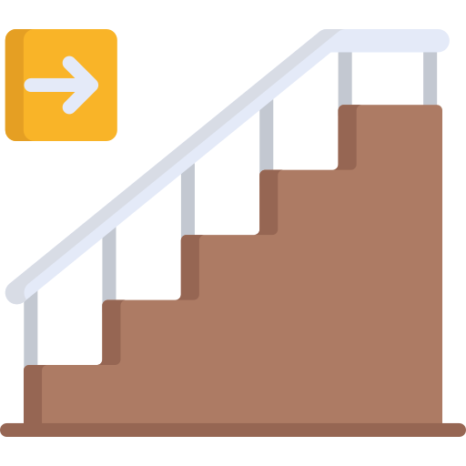 escaleras icono gratis