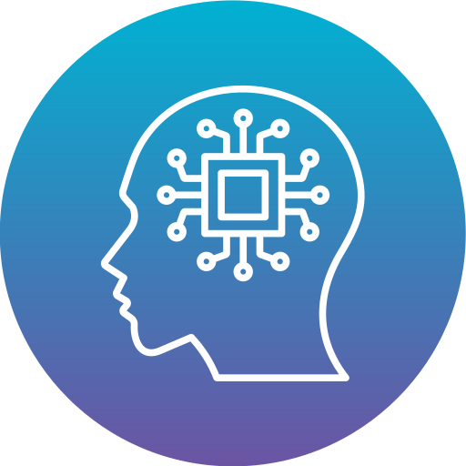 Artificial intelligence Generic gradient fill icon