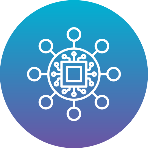 Network Generic gradient fill icon