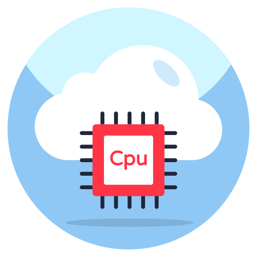 computación en la nube icono gratis