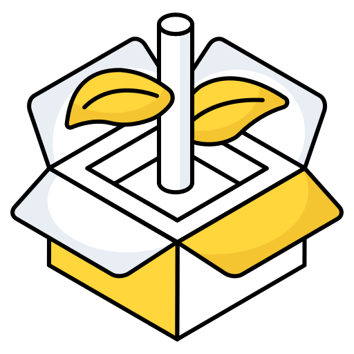 eco packaging icono gratis