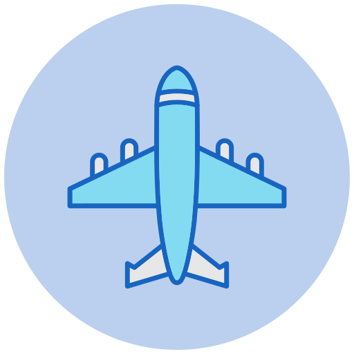 Air plane Generic color lineal-color icon