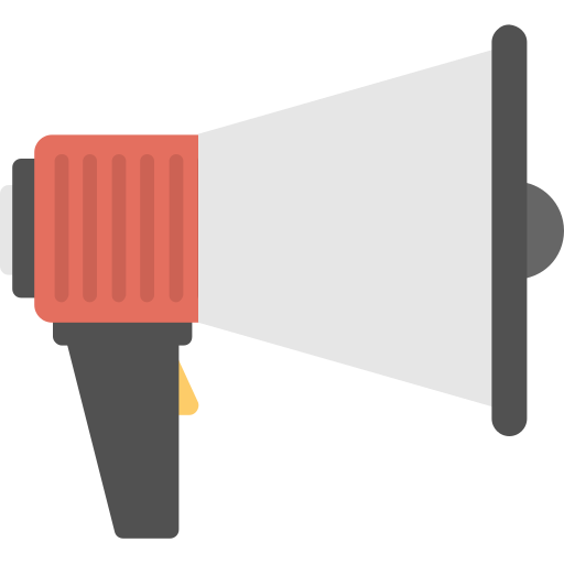 megafone grátis ícone