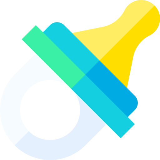 Pacifier free icon