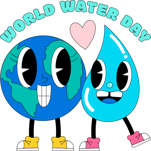 world water day gratis sticker