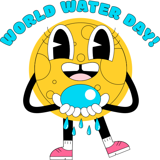World Water Day free sticker World Water Day free sticker