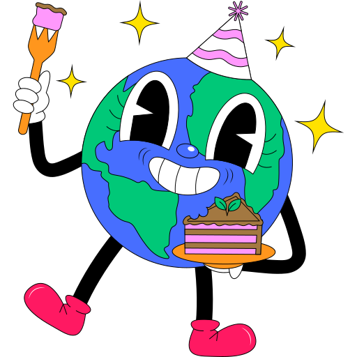 earth day 무료 스티커