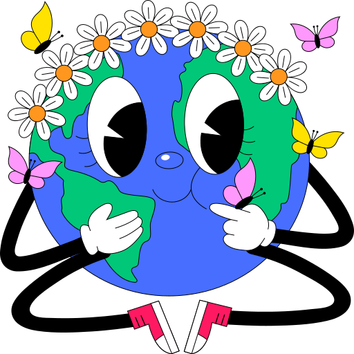 earth day kostenlos Sticker earth day kostenlos Sticker
