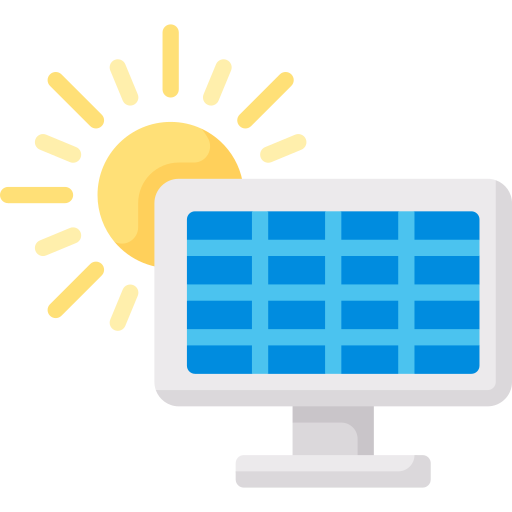 panel solar icono gratis