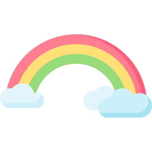 arco iris icono gratis