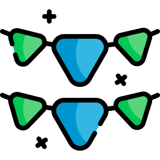 guirnaldas icono gratis