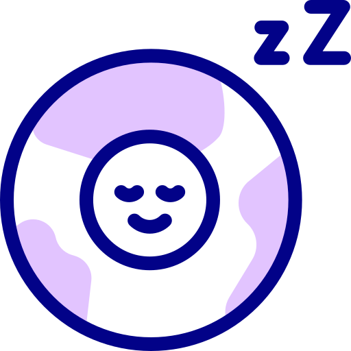 dormido icono gratis