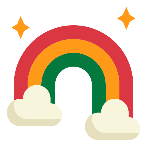 arco iris icono gratis