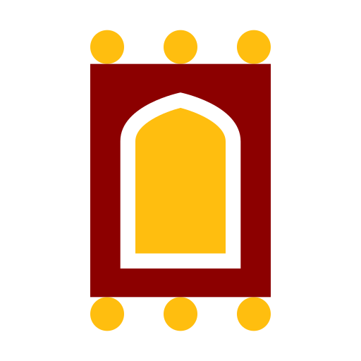 Alfombra de oración icono gratis