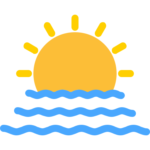 Sunrise Generic color fill icon