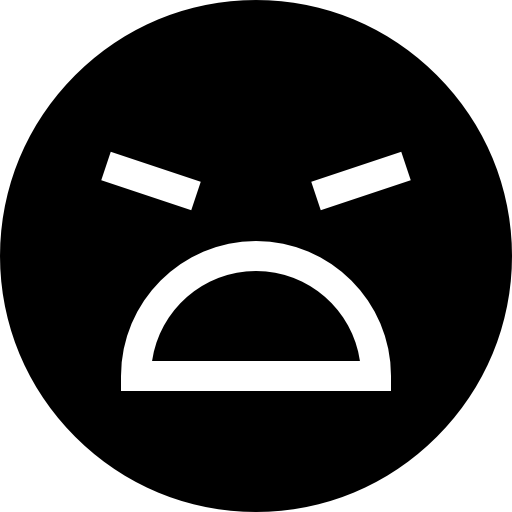 enojado icono gratis