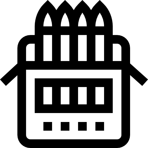 pastello Basic Straight Lineal icona