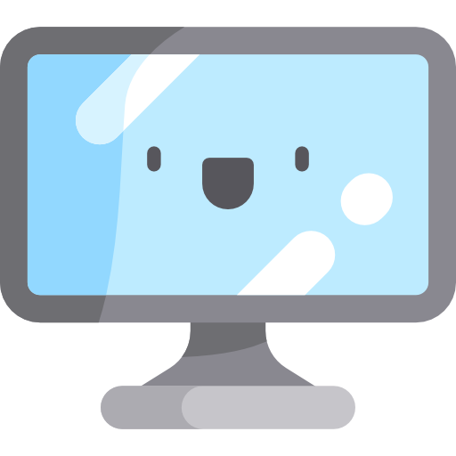 Tv Kawaii Flat icon