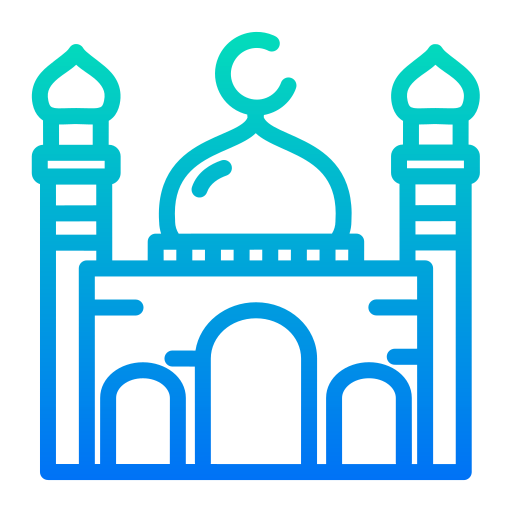 Mosque Generic gradient outline icon