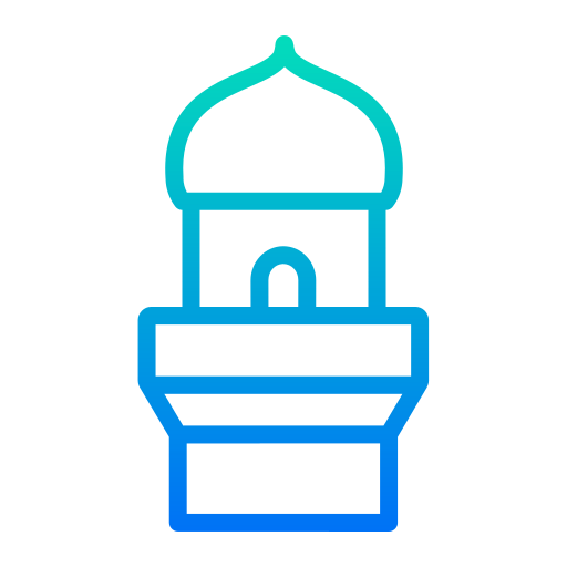 Minaret Generic gradient outline icon