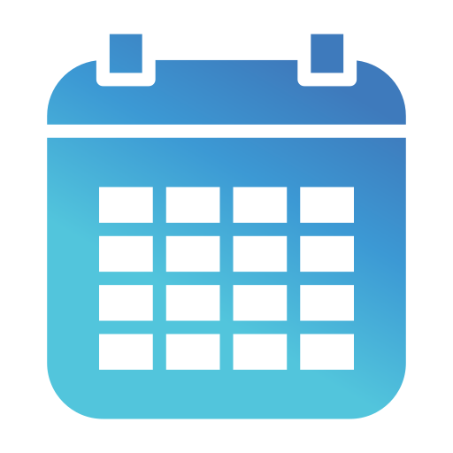 Calendar icon Generic gradient fill