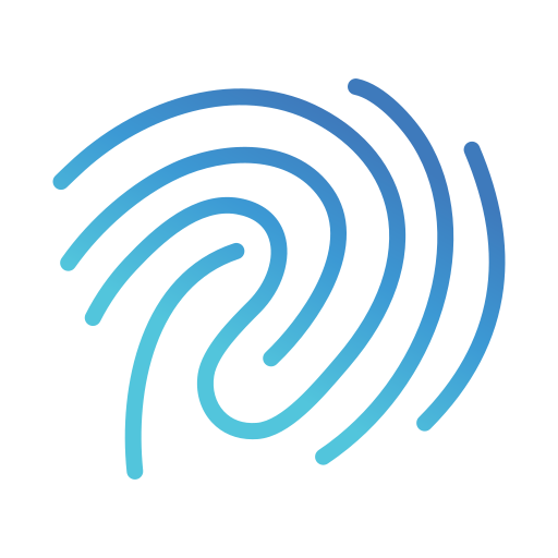 Fingerprint Generic gradient fill icon