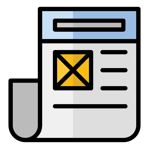 un journal Icône gratuit un journal Icône gratuit