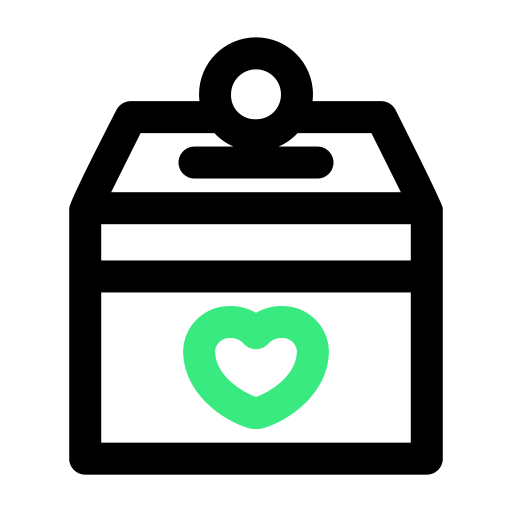 donación icono gratis