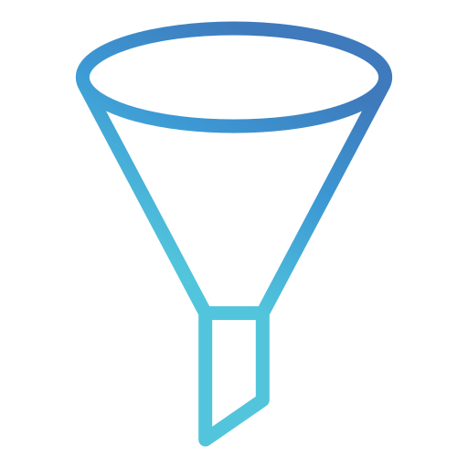 embudo icono gratis