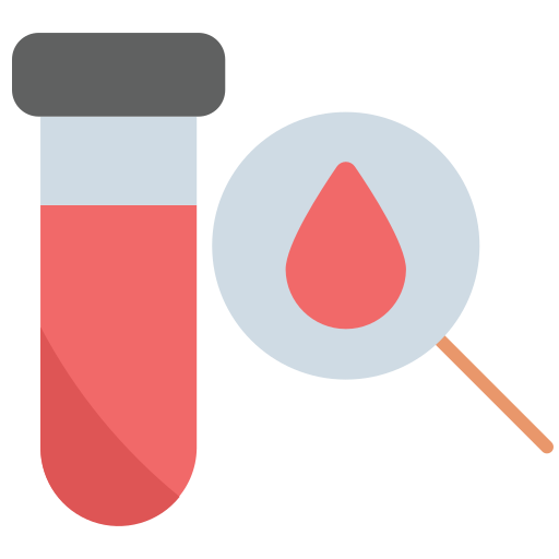 Blood Test Generic color fill icon