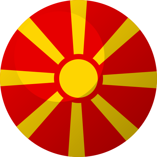 Macedonia del norte - Iconos gratis de banderas