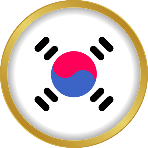 South Korea Generic gradient fill icon