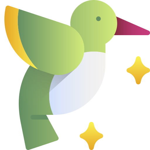 colibrí icono gratis