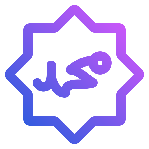 Muhammad Generic gradient outline icon