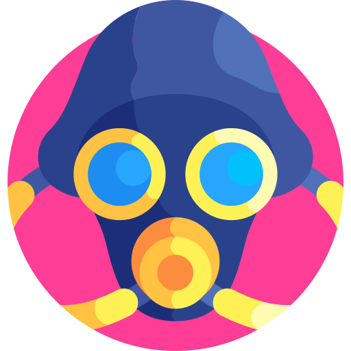 Gas mask free icon