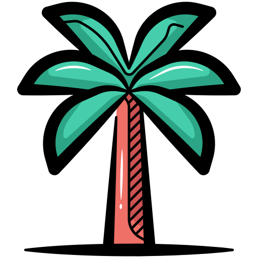 Palmera datilera icono gratis