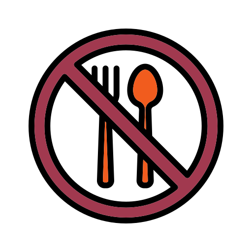 Не принимать пищу бесплатно иконка