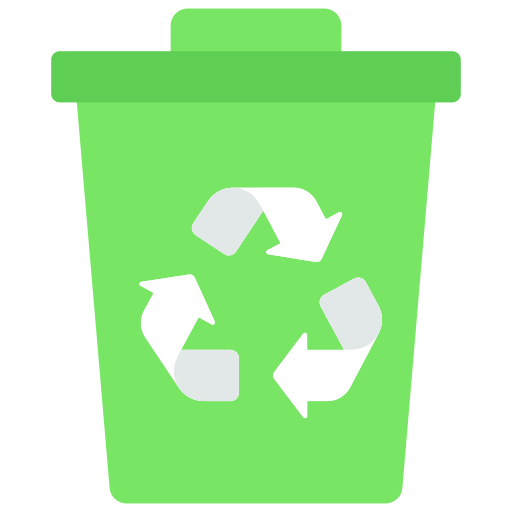 papelera de reciclaje icono gratis