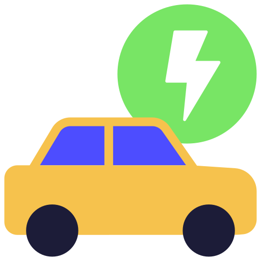carro elétrico grátis ícone carro elétrico grátis ícone