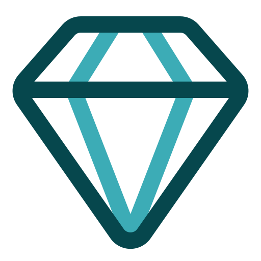 Diamond Generic color outline icon