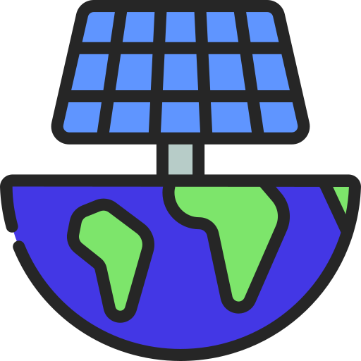 energía solar icono gratis