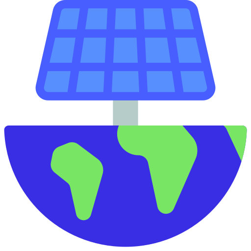 energía solar icono gratis