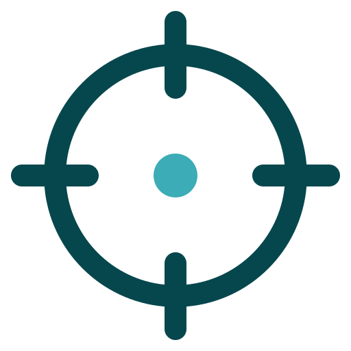 Target Generic color outline icon