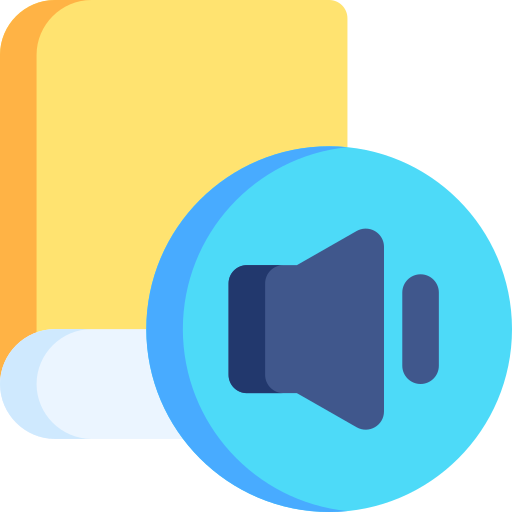 Audio book free icon
