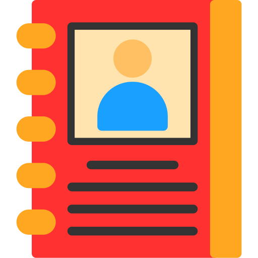 Contact book - Free communications icons