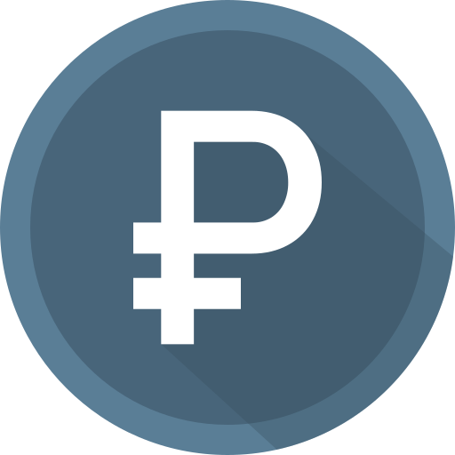 Ruble free icon Ruble free icon