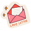 Letter sticker