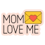 Letter sticker